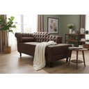 Ver imagem 1 de Recamier Decorativo Divã Styllus Lado Direito Couro Marrom