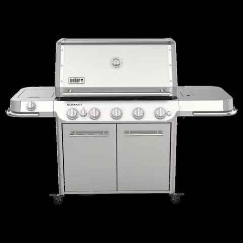 Churrasqueira a Gás em Aço Inox Summit FS38 S Weber