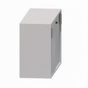 Ver imagem 6 de Armário para Escritório Baixo 120cm x 74cm com 2 Portas de Correr e Chave Corporate Cinza