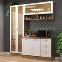 Ver imagem 2 de Armário de Cozinha Completo Ditália Denver 3 pc Rv/Br D9