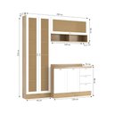 Ver imagem 5 de Armário de Cozinha Completo Ditália Denver 3 pc Rv/Br D9