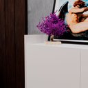 Ver imagem 3 de Aparador Buffet Fly 2 Portas Branco - Móveisaqui Moveisaqui
