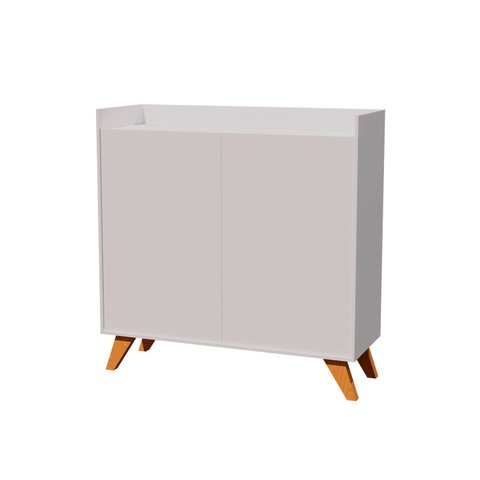Aparador Buffet Fly 2 Portas Branco - Móveisaqui Moveisaqui