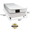 Cama Box + Colchão Comfort Line Solteiro 88x188 King Star - 4