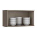 Ver imagem 2 de Armário de Geladeira P/ Cozinha Connect 60 1 Porta Basculante Duna/cristal - Henn