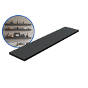 Ver imagem 2 de 1 Prateleira Preta 70x15 com Suporte Flutuante Mdf Organizadora Decoração Cozinha Quarto Banheiro