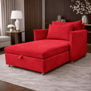 Ver imagem 2 de Poltrona Cama Mônica Suede Decorativa Confortável Moderna Sala Quarto Recepção