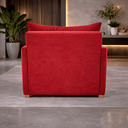 Ver imagem 4 de Poltrona Cama Mônica Suede Decorativa Confortável Moderna Sala Quarto Recepção