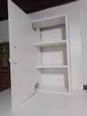 Ver imagem 3 de Nicho Armário com Porta 30x60x15cm MDF Banheiro Toalheiro