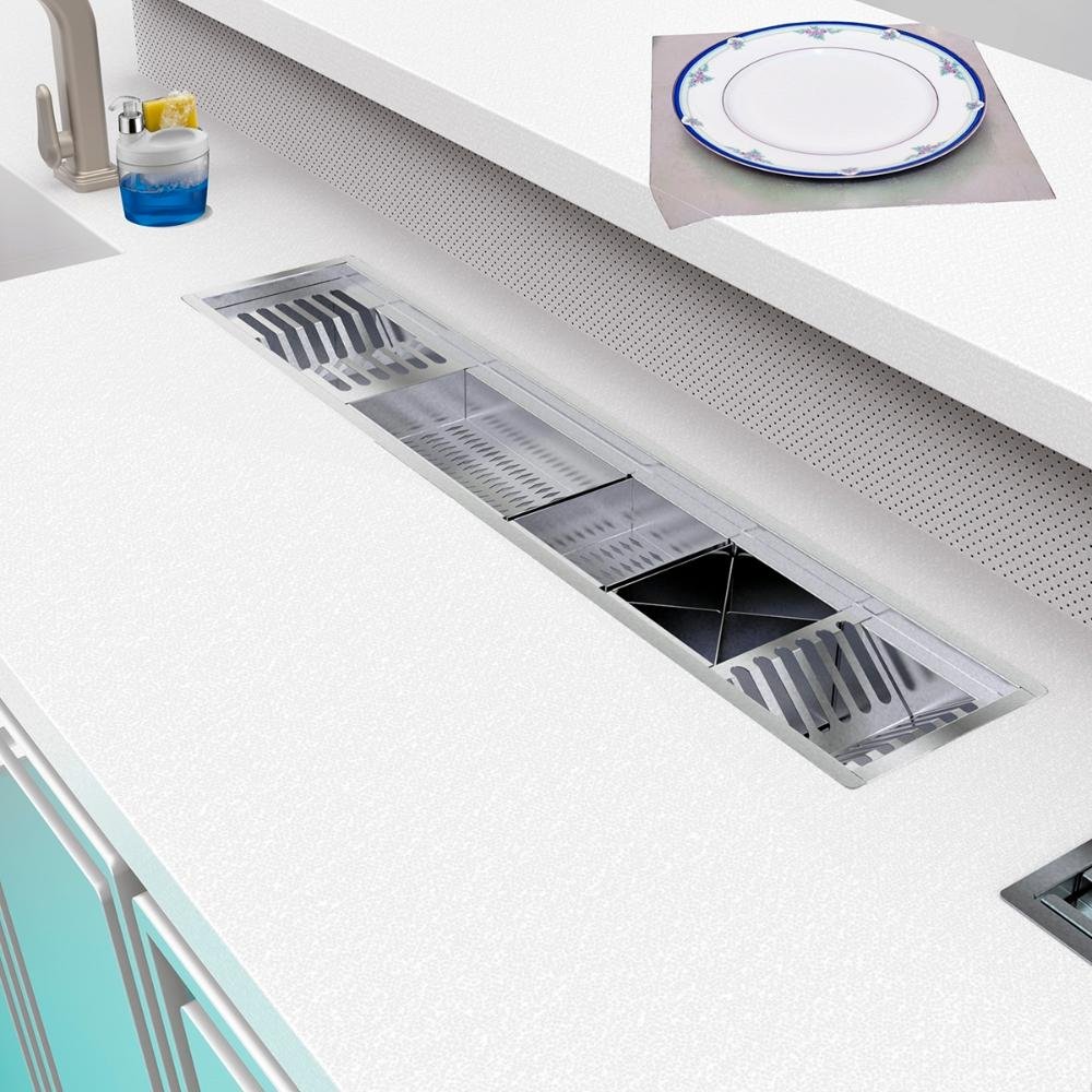Calha Úmida Escorredor de Louça Gourmet Saro CL90 Inox - 5