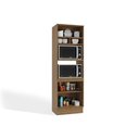 Ver imagem 4 de Torre Quente de Cozinha Paneleiro Botanic M627 2 Fornos C/ 3 Portas 70cm Nogueira/verde Oliva -