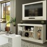 Conjunto Sala de Estar Dumont com Painel Para TV até 42 Polegadas Rack com 3 Nichos e Mesa de Centro - 1