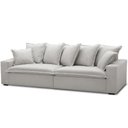 Ver imagem 1 de Sofá 3 Lugares para Sala de Estar Living 260cm Arbane L06 Linho Mescla - Lyam Decor