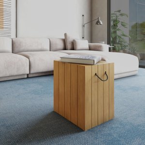 Banco Madeira 32,5x42x32,5cm Maciça Joy 