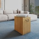 Ver imagem 1 de Banco Madeira 32,5x42x32,5cm Maciça Joy