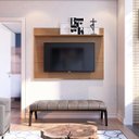 Ver imagem 1 de Painel para Tv até 55 Pol 135x99cm Maia Colibri: Natural