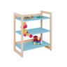 Estante Infantil Baixa para Livros e Brinquedos Diversos 64x75cm Colorê Azul - 2