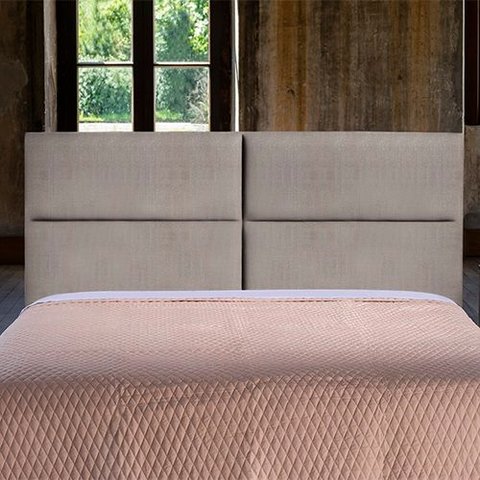 Cabeceira - Painel - Duo 02 - Linho Bege 12930 - 148x68x07 Casal