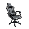 Cadeira Gamer Profissional Racer Luxo Couro:preta e Cinza - 4