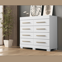 Ver imagem 1 de Cômoda Nalu 8 Gavetas Branco ACP Móveis 100%MDF