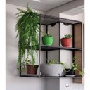 Ver imagem 2 de 2 Samambaias Folhagem Verde Pendente de Vaso Planta Artificial