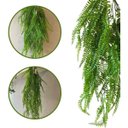 Ver imagem 3 de 2 Samambaias Folhagem Verde Pendente de Vaso Planta Artificial