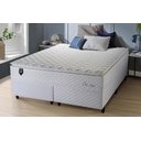 Ver imagem 1 de Conjunto Cama Box King Size New Moon 193x203x66 Branco C/ Molas Ensacadas