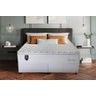 Conjunto Cama Box King Size New Moon 193x203x66 Branco C/ Molas Ensacadas - 2