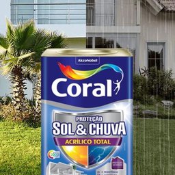Tinta Acrílica Coral Premium Sol e Chuva Branca 18 Litros - 2