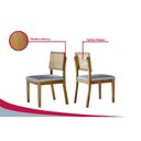 Ver imagem 6 de Conjunto Sala de Jantar 6 Lugares Karol Mesa e Cadeiras Madeira Maciça e Rattan Móveis Mix