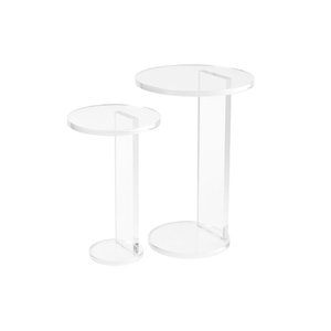 Mesa Lateral Cristallo — Conjunto em Acrílico com Design Atemporal