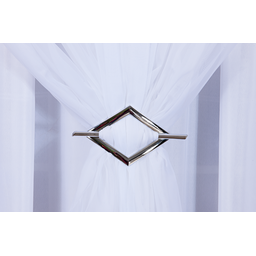 Cortina De Voil C/ Forro Blackout Tecido 5,00x2,70 Sala E Quarto Branco - 2