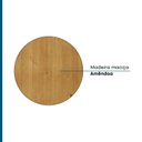 Ver imagem 6 de Mesa de Jantar 220x100cm Madeira Maciça Less Amêndoa