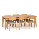 Ver imagem 7 de Mesa de Jantar 220x100cm Madeira Maciça Less Amêndoa