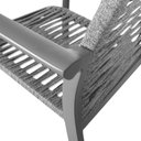 Ver imagem 5 de Kit 2 Cadeiras Empilhável Litorânea Trançada Entremares Outdoor Rivatti