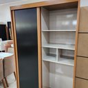 Ver imagem 3 de Guarda-roupa Solteiro 2 Portas e 3 Gavetas Genova Bom Pastor