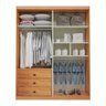 Guarda-roupa Solteiro 2 Portas e 3 Gavetas Genova Bom Pastor - 8