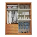 Ver mais imagens de Guarda-roupa Solteiro 2 Portas e 3 Gavetas Genova Bom Pastor