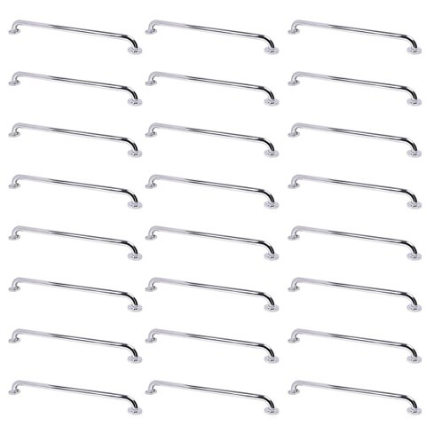 Barra de Apoio 70cm Inox Alça Kit 30 Unidades Idoso Cadeirante Corrimao Banheiro Box Segurança Supor