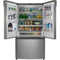 Refrigerador Hisense French Door Modelo RF-68W1AEMI 520L Inverter Inox Dispenser de Água e Gelo 127v - 4