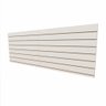 Painel canaletado 90x240 Branco mdf canaletado panel canelado parede inteligente painel esspositor - 1