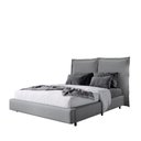 Ver imagem 1 de Cama Estofada Lille Queen Linho Cinza