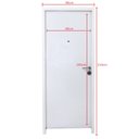 Ver imagem 4 de Porta de Segurança Belíssima 210x90cm Anti Arrombamento THT Portas de Segurança Abertura Esquerda