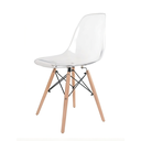 Ver imagem 2 de Kit 2 Cadeiras Eames Transparente em Policarbonato – Qualidade e Conforto