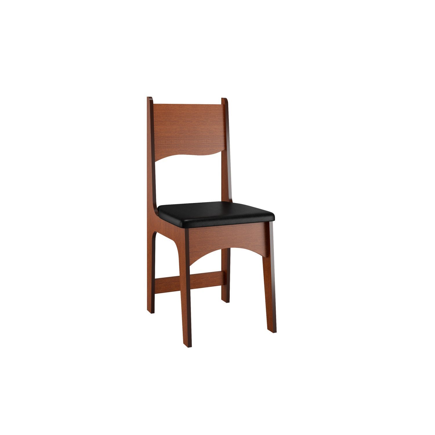 Conjunto Sala de Jantar Mesa Nicoli 110cm Tampo MDF/MDP com 4 Cadeiras Nicoli  - 5