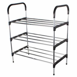 Sapateira Rack Organizador Sapatos Tenis Calçados Prateleiras Desmontavel 3 Andares Multiuso Objetos - 4