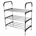 Ver imagem 4 de Sapateira Rack Organizador Sapatos Tenis Calçados Prateleiras Desmontavel 3 Andares Multiuso Objetos