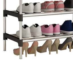 Sapateira Rack Organizador Sapatos Tenis Calçados Prateleiras Desmontavel 3 Andares Multiuso Objetos - 11