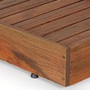 Ver imagem 4 de Mesa Lateral Versatti Rustic Yescasa Marrom/Nogueira