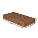 Ver imagem 3 de Mesa Lateral Versatti Rustic Yescasa Marrom/Nogueira